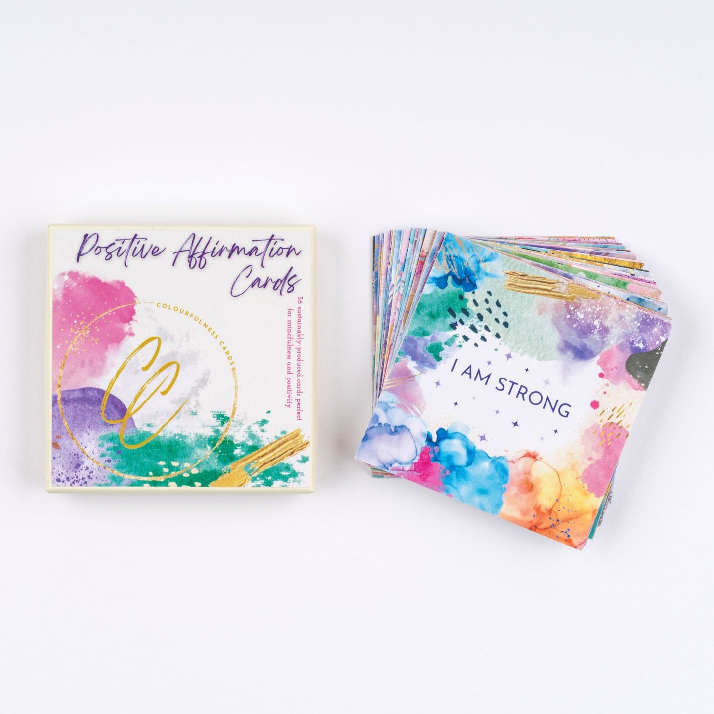 Positive Affirmation Cards - Colourfulness Cards