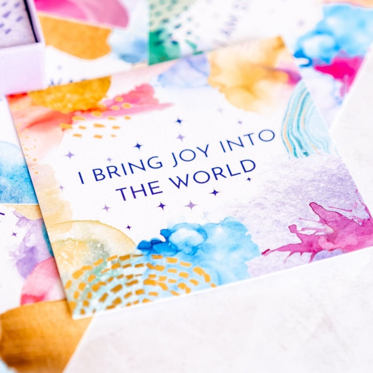 Positive Affirmation Cards - Colourfulness Cards