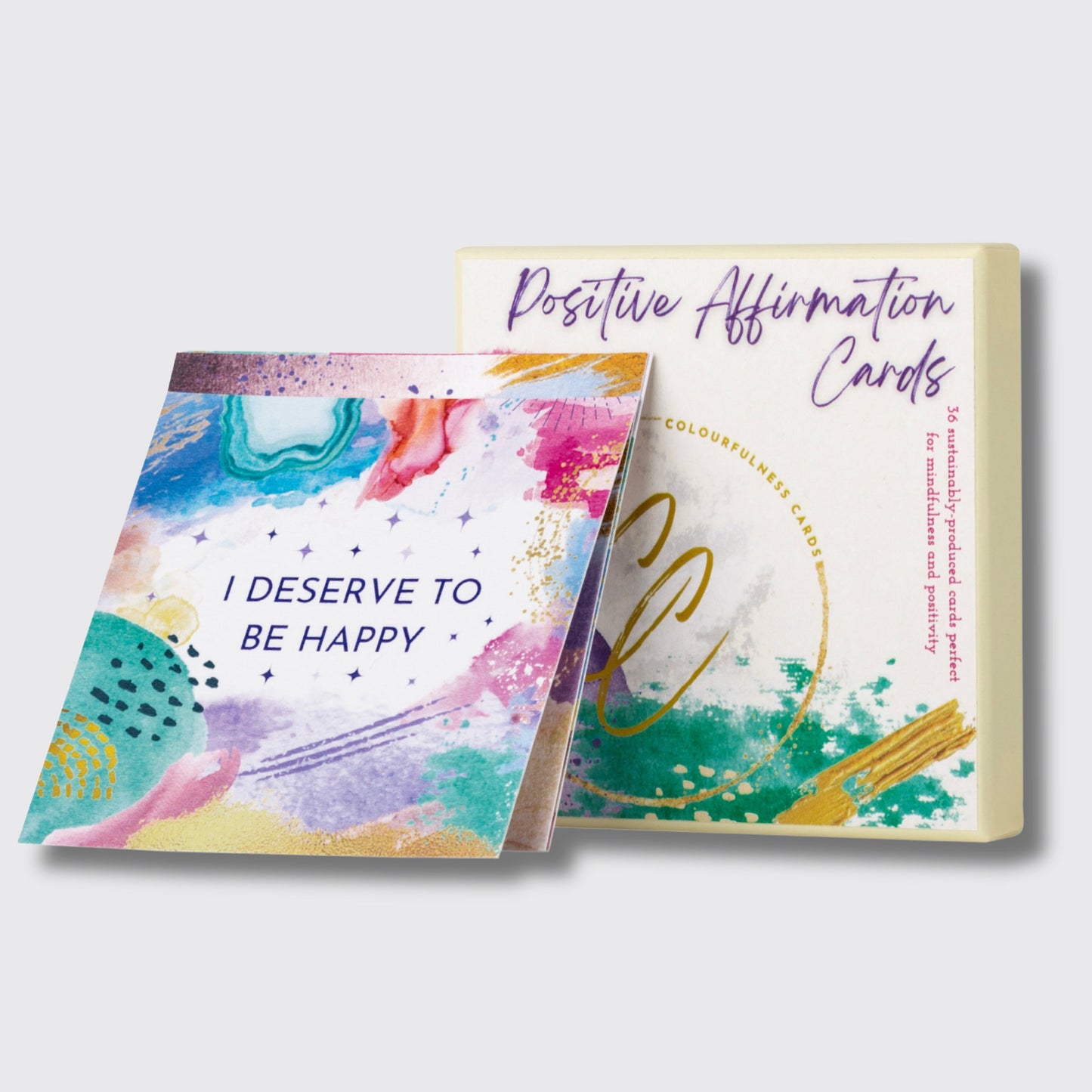 Positive Affirmation Cards - Colourfulness Cards