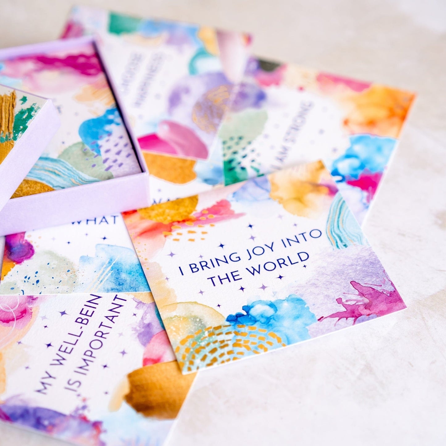 Positive Affirmation Cards - Colourfulness Cards