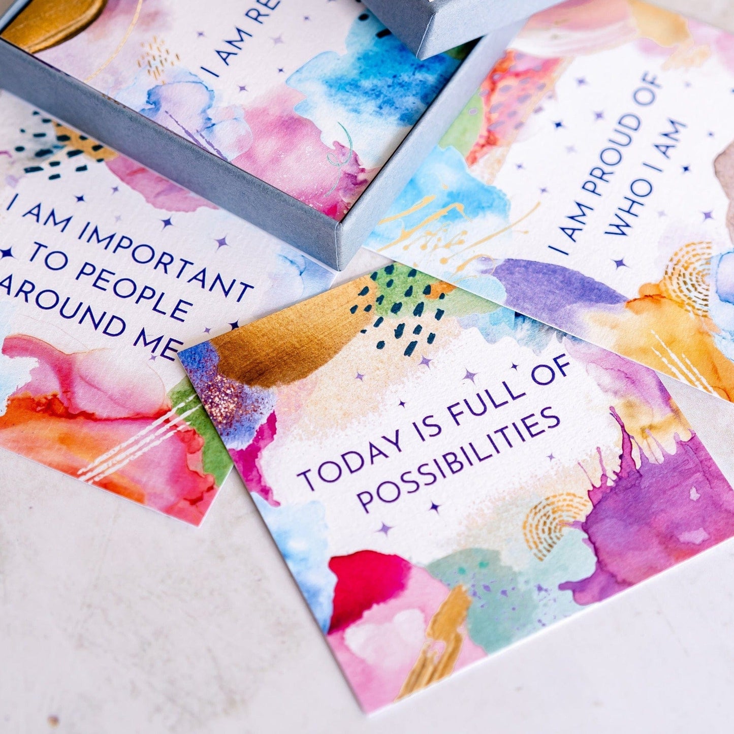 Positive Affirmation Cards - Colourfulness Cards